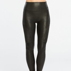 Spanx Faux Leather Moto Leggings
BLACK
